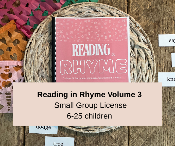 Small Group License for Reading in Rhyme: Volume 3
