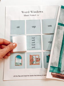 Word Windows: CVC words