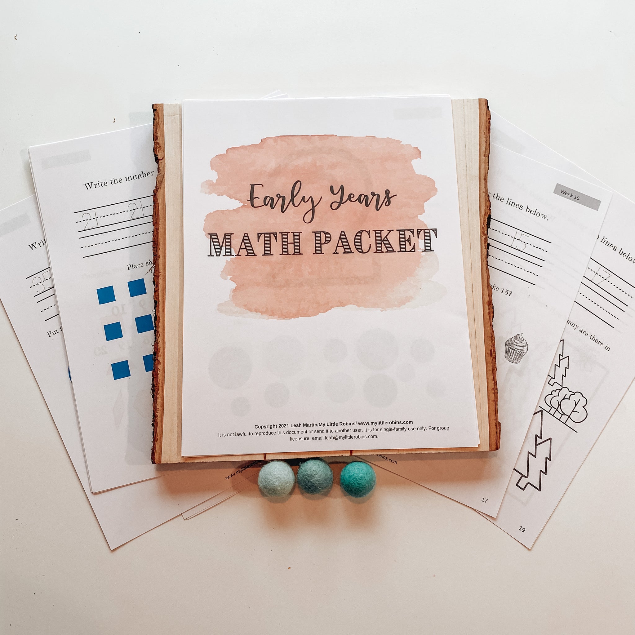 Family Time Math (digital download) – My Little Robins Shop