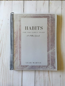 Habits for the Early Years: A Mother's Journal (eBook)