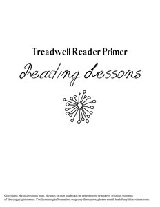 Free and Treadwell Primer Reading Lessons